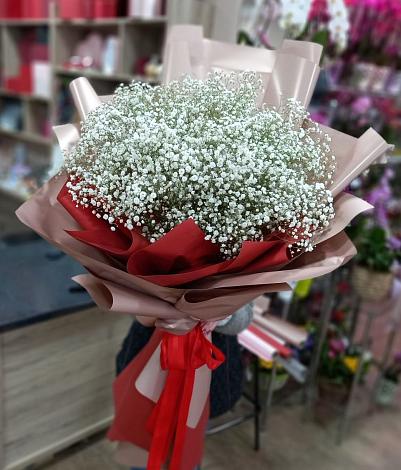 Букет цветов из: Гипсофила в Бессергеневской