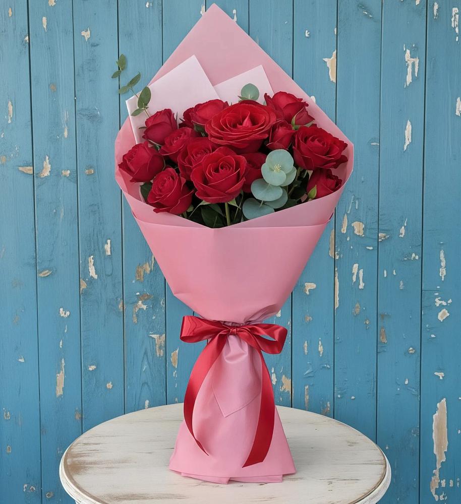 Букет цветов из: Розы в Бессергеневской