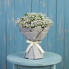 Букет цветов из:  Гипсофила в Бессергеневской