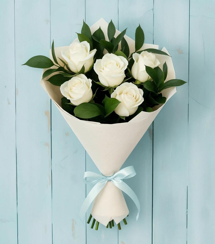 Букет цветов из: Розы в Бессергеневской