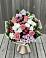 Букет цветов из: Альстромерии, Гвоздики, Розы и Хризантемы в Бессергеневской
