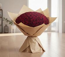 Букет 101 Красная роза в Бессергеневской