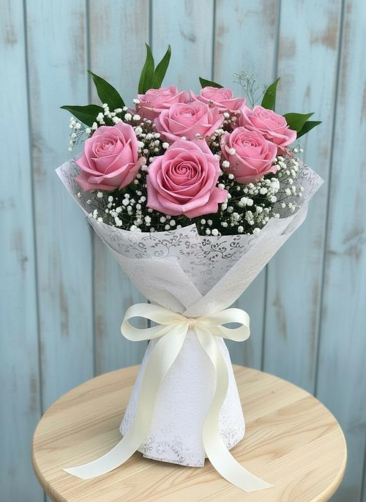 Букет цветов из: Розы в Бессергеневской