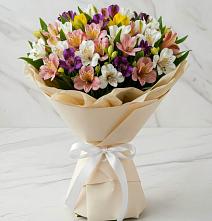 Букет цветов из:  Альстромерии в Бессергеневской