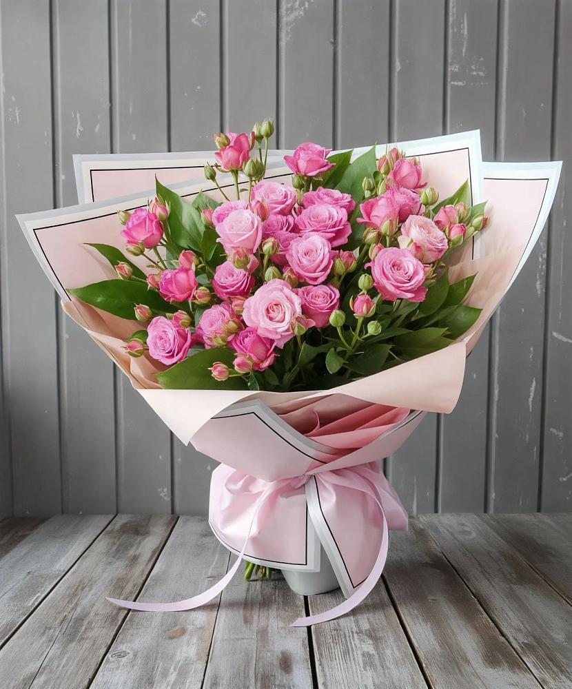 Букет Розовый кустик в Бессергеневской