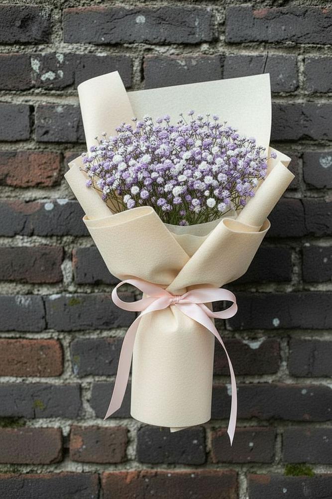 Букет цветов из: Гипсофила в Бессергеневской