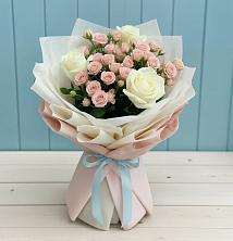 Букет цветов из:  Розы в Бессергеневской