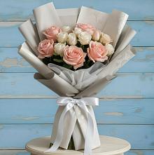 Букет цветов из:  Розы в Бессергеневской