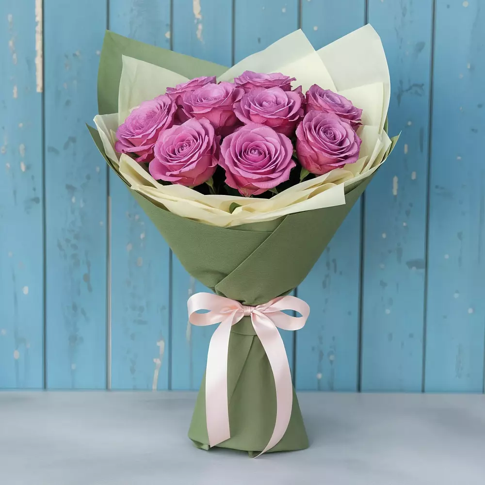 Букет Розы Фёрст Леди в Бессергеневской