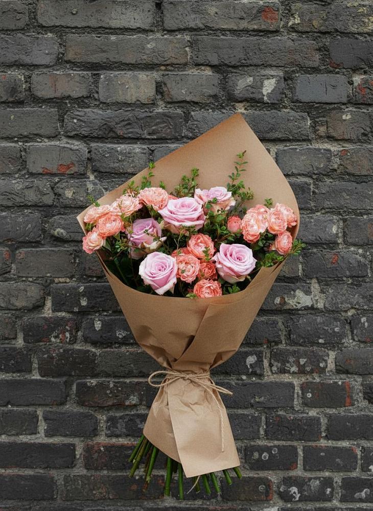 Букет цветов из: Розы в Бессергеневской