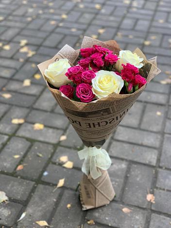 Букет цветов из: Розы в Бессергеневской