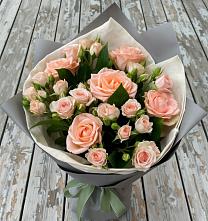 Букет цветов из:  Розы в Бессергеневской