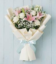 Букет цветов из:  Лилии в Бессергеневской