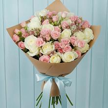 Букет цветов из:  Розы в Бессергеневской