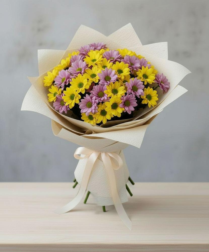 Букет цветов из: Хризантемы в Бессергеневской
